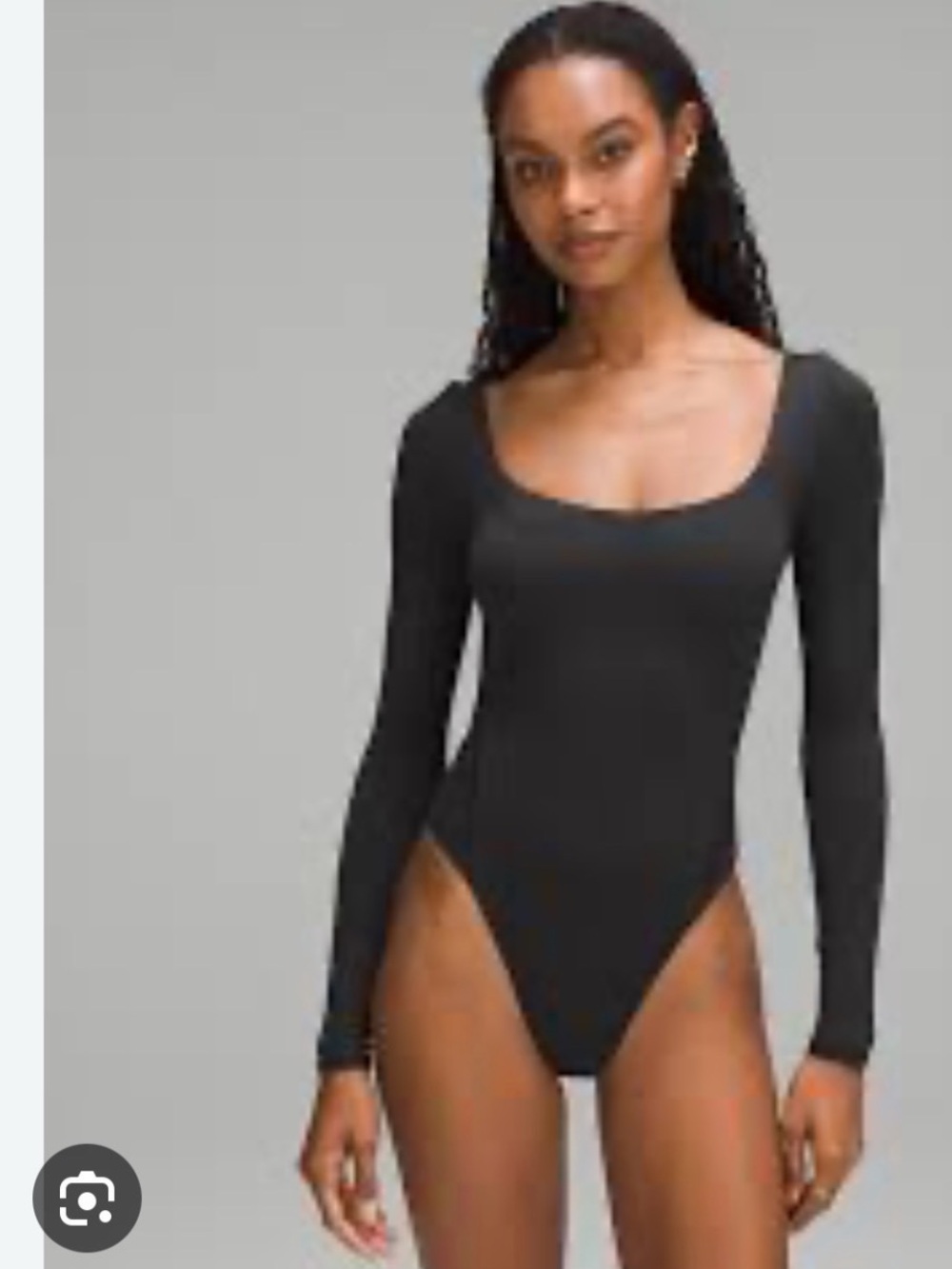 lululemon wundermost ultra soft nulu long sleeve bodysuit, size Large